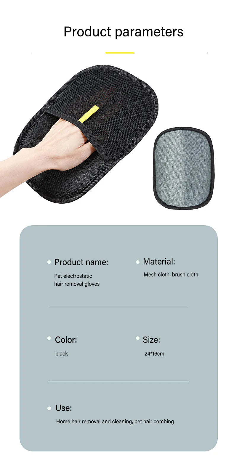 Boujee Pet Grooming Gloves