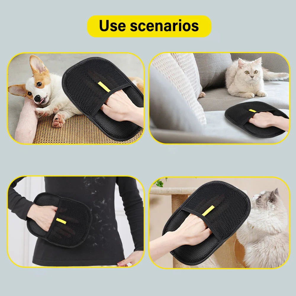 Boujee Pet Grooming Gloves